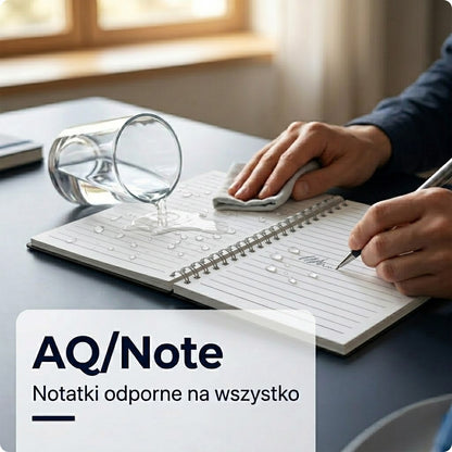 AQ/Note — 100% Wodoodporny zeszyt A5 z kamieni (80stron)