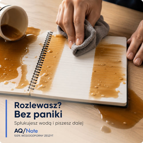 AQ/Note — 100% Wodoodporny zeszyt A5 z kamieni (80stron)